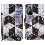 For Xiaomi Redmi Note 11 5G (China) (MediaTek)/Note 11T 5G/Note 11S 5G Pattern Printing TPU+PU Leather Wallet Phone Case Stand Flip Full Body Shockproof Protective Cover