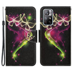 For Xiaomi Redmi Note 11 5G (China) (MediaTek)/Note 11T 5G/Note 11S 5G Pattern Printing TPU+PU Leather Wallet Phone Case Stand Flip Full Body Shockproof Protective Cover