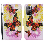 For Xiaomi Redmi Note 11 5G (China) (MediaTek)/Note 11T 5G/Note 11S 5G Pattern Printing TPU+PU Leather Wallet Phone Case Stand Flip Full Body Shockproof Protective Cover