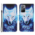 For Xiaomi Redmi Note 11 5G (China) (MediaTek)/Note 11T 5G/Note 11S 5G Pattern Printing TPU+PU Leather Wallet Phone Case Stand Flip Full Body Shockproof Protective Cover