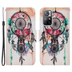 For Xiaomi Redmi Note 11 5G (China) (MediaTek)/Note 11T 5G/Note 11S 5G Pattern Printing TPU+PU Leather Wallet Phone Case Stand Flip Full Body Shockproof Protective Cover