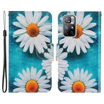 For Xiaomi Redmi Note 11 5G (China) (MediaTek)/Note 11T 5G/Note 11S 5G Pattern Printing Cross Texture PU Leather Wallet Case Magnetic Flip Stand Folio Cover with Strap