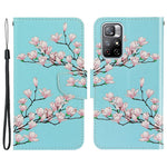 For Xiaomi Redmi Note 11 5G (China) (MediaTek)/Note 11T 5G/Note 11S 5G Pattern Printing Cross Texture PU Leather Wallet Case Magnetic Flip Stand Folio Cover with Strap