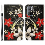For Xiaomi Redmi Note 11 5G (China) (MediaTek)/Note 11T 5G/Note 11S 5G Pattern Printing Cross Texture PU Leather Wallet Case Magnetic Flip Stand Folio Cover with Strap