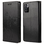 Imprinted Butterfly Flower Pattern PU Leather Magnetic Flip Cover Stand Feature Wallet Phone Case for Xiaomi Redmi Note 11 Pro 5G (China) (MediaTek)/Note 11 Pro+ 5G
