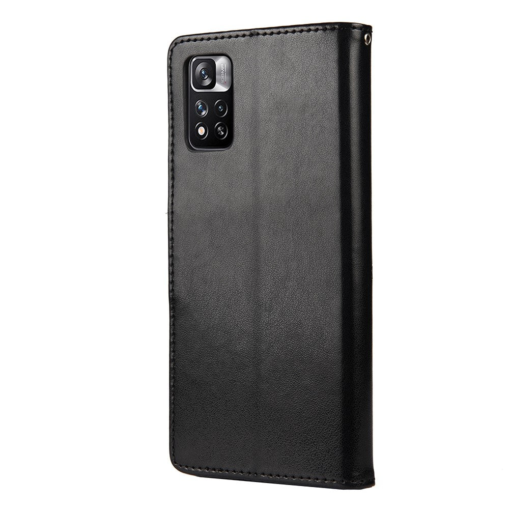 Imprinted Butterfly Flower Pattern PU Leather Magnetic Flip Cover Stand Feature Wallet Phone Case for Xiaomi Redmi Note 11 Pro 5G (China) (MediaTek)/Note 11 Pro+ 5G