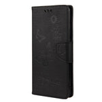 Xiaomi Redmi Note 11 5G (Kina) (MediaTek)/Note 11T 5G/Note 11S 5G Stötdämpande tryck Vacker fjärilsblomma Skyddande mobilskal Flip Stativ Plånbok Läderfodral