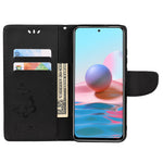 Xiaomi Redmi Note 11 5G (Kina) (MediaTek)/Note 11T 5G/Note 11S 5G Stötdämpande tryck Vacker fjärilsblomma Skyddande mobilskal Flip Stativ Plånbok Läderfodral