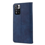 Skin-touch Feeling Stand Wallet Color Splicing Phone Case Leather Cover for Xiaomi Redmi Note 11 Pro 5G (China) (MediaTek)/Note 11 Pro+ 5G