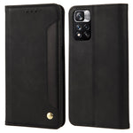 Skin-touch Feeling Stand Wallet Color Splicing Phone Case Leather Cover for Xiaomi Redmi Note 11 Pro 5G (China) (MediaTek)/Note 11 Pro+ 5G