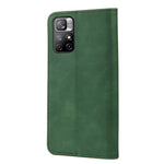 For Xiaomi Redmi Note 11 5G (China) (MediaTek)/Note 11T 5G/Note 11S 5G Color Splicing Full Protection Leather Stand Wallet Cover Phone Case
