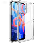 IMAK Four Corner Airbags Shockproof Transparent TPU Phone Case Cover with Screen Protector for Xiaomi Redmi Note 11 Pro+ 5G/Redmi Note 11 Pro 5G (China) (MediaTek)