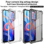 IMAK Four Corner Airbags Shockproof Transparent TPU Phone Case Cover with Screen Protector for Xiaomi Redmi Note 11 Pro+ 5G/Redmi Note 11 Pro 5G (China) (MediaTek)