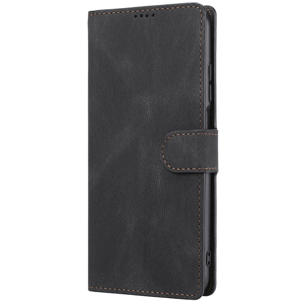 Magnetic Classic Style PU Leather Wallet Case Stand Anti-Scratch Full Protective Phone Cover with Strap for Xiaomi Redmi Note 11 Pro 5G (China) (MediaTek)/Note 11 Pro+ 5G