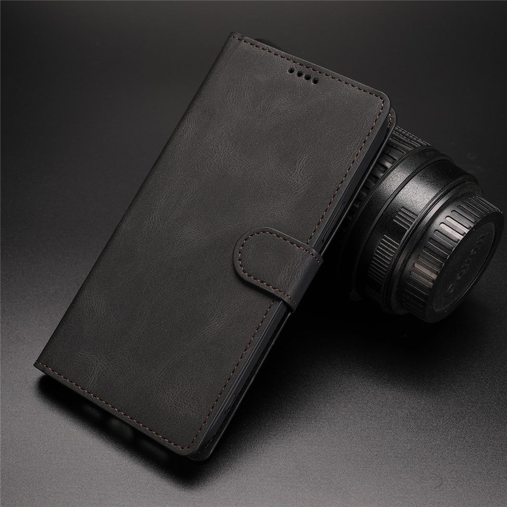 Magnetic Classic Style PU Leather Wallet Case Stand Anti-Scratch Full Protective Phone Cover with Strap for Xiaomi Redmi Note 11 Pro 5G (China) (MediaTek)/Note 11 Pro+ 5G