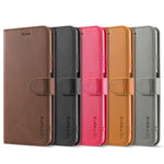 LC.IMEEKE PU Leather Foldable Stand Phone Case Flip Cover with Wallet Design for Xiaomi Redmi Note 11 5G (China) (MediaTek)/Redmi Note 11T 5G/Redmi Note 11S 5G