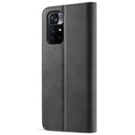 LC.IMEEKE PU Leather Foldable Stand Phone Case Flip Cover with Wallet Design for Xiaomi Redmi Note 11 5G (China) (MediaTek)/Redmi Note 11T 5G/Redmi Note 11S 5G