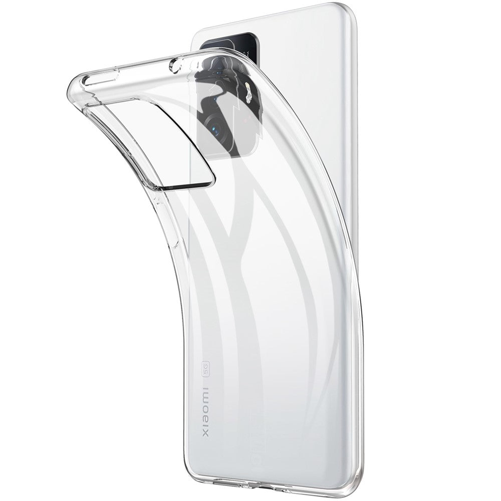 Flexible Mobile Phone Case HD Clear Soft TPU Anti-Scratch Protective Phone Cover for Xiaomi 11T Pro / Xiaomi 11T