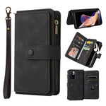 For Xiaomi Redmi Note 11 Pro 5G (China) (Mediatek) / Note 11 Pro+ 5G Zipper Wallet Case with 15 Card Slots and Strap Leather Phone Cover