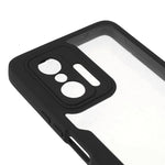 Kameralinsskydd Akryl + TPU Heltäckande Hybrid Mobilskal med PET-skärmfilm för Xiaomi 11T/11T Pro