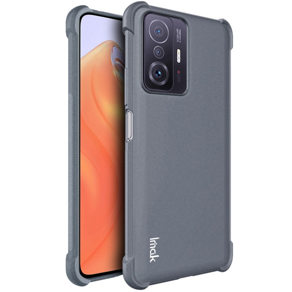 IMAK Kraftigt Hörnskydd Matt TPU Fallskyddsskal med Skärmskydd för Xiaomi 11T / 11T Pro