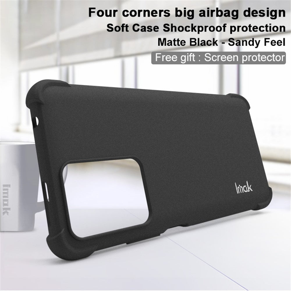 IMAK Heavy Duty Corner Protection Matte TPU Anti-Fall Case with Screen Protector for Xiaomi 11T / 11T Pro