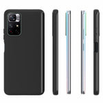10Pcs/Pack Soft TPU Double-sided Matte Finish Protective Cell Phone Back Cover for Xiaomi Redmi Note 11 5G (China) (MediaTek)/Redmi Note 11T 5G/Redmi Note 11S 5G