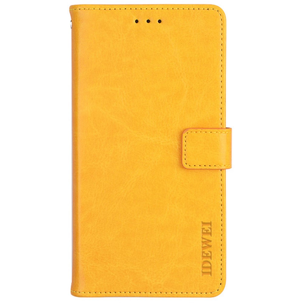 IDEWEI Lättviktigt Premium PU-läder och TPU Bra Skyddande Stativplånbok Mobilmobilfodral för Xiaomi Redmi Note 11 Pro+ 5G/11 Pro 5G (Kina) (MediaTek)