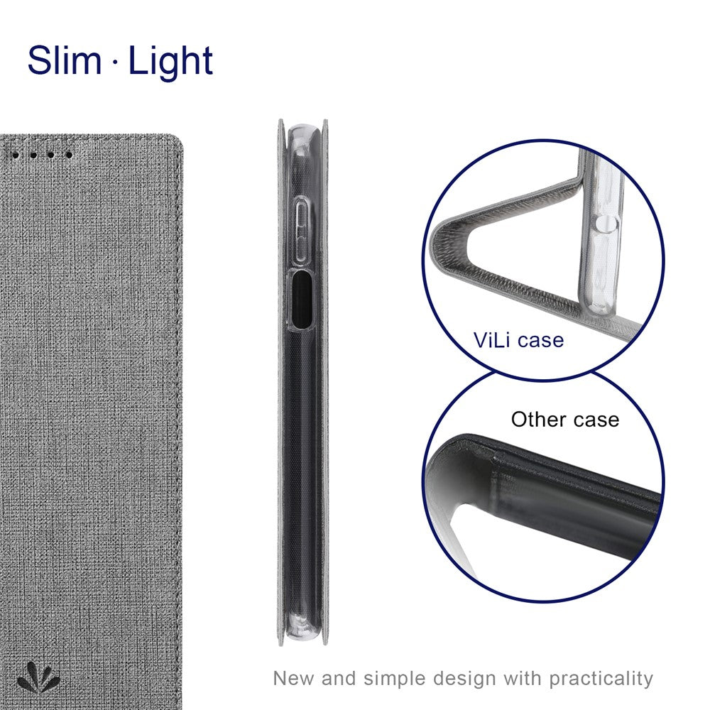 VILI DMX-serien reptålig mobilmobilväska PU-läder stativ automatiskt magnetiskt stängt mobilskal för Xiaomi Redmi Note 11 5G (Kina) (MediaTek)/Note 11S 5G/Note 11T 5G