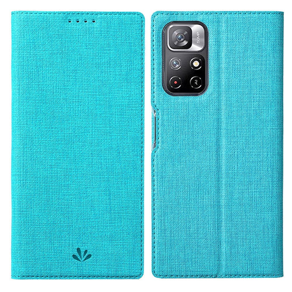 VILI DMX-serien reptålig mobilmobilväska PU-läder stativ automatiskt magnetiskt stängt mobilskal för Xiaomi Redmi Note 11 5G (Kina) (MediaTek)/Note 11S 5G/Note 11T 5G