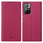 VILI DMX-serien reptålig mobilmobilväska PU-läder stativ automatiskt magnetiskt stängt mobilskal för Xiaomi Redmi Note 11 5G (Kina) (MediaTek)/Note 11S 5G/Note 11T 5G