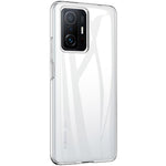Transparent Soft TPU Protective Phone Case with Tempered Glass Screen Protector for Xiaomi 11T/11T Pro