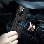 Ringstöd Funktion Reptålig Stötsäker Hårt PC Mjukt TPU Skyddsskal för Xiaomi Redmi Note 11 5G (Kina) (MediaTek)/Redmi Note 11T 5G/Note 11S 5G