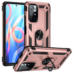 Ring Kickstand Function Anti-scratch Shockproof Hard PC Soft TPU Protective Case for Xiaomi Redmi Note 11 5G (China) (MediaTek)/Redmi Note 11T 5G/Note 11S 5G
