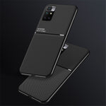 Stötsäkert mobilfodral TPU-mobilskal PU-läder stötsäkert mobilfodral med inbyggd magnetisk metallplåt för Xiaomi Redmi Note 11 4G (MediaTek)/Redmi 10 4G (2021)/Redmi 10 2022 4G