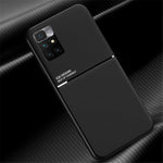 Stötsäkert mobilfodral TPU-mobilskal PU-läder stötsäkert mobilfodral med inbyggd magnetisk metallplåt för Xiaomi Redmi Note 11 4G (MediaTek)/Redmi 10 4G (2021)/Redmi 10 2022 4G