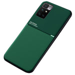 Stötsäkert mobilfodral TPU-mobilskal PU-läder stötsäkert mobilfodral med inbyggd magnetisk metallplåt för Xiaomi Redmi Note 11 4G (MediaTek)/Redmi 10 4G (2021)/Redmi 10 2022 4G