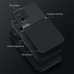 Tekstureret mobilcover i TPU + PU-læder, stødsikkert mobilcover med indbygget magnetisk metalplade til Xiaomi 11T Pro / Xiaomi 11T