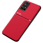 Anti-fingeravtrycksskyddande dammtätt mobilmobilskal TPU + PU-läder stötsäkert mobilskal med inbyggd magnetisk metallplåt för Xiaomi Redmi Note 11 5G (Kina) (MediaTek)/Redmi Note 11T 5G/Note 11S 5G