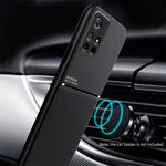Mobile Phone Case TPU + PU Leather Shockproof Phone Cover with Built-in Magnetic Metal Sheet for Xiaomi Redmi Note 11 Pro+ 5G/Note 11 Pro 5G (China) (MediaTek)
