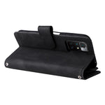 For Xiaomi Redmi Note 11 4G (MediaTek) / Redmi 10 4G (2021) / Redmi 10 2022 4G / 10 Prime PU Leather Phone Case Wallet Stand Protective Cover
