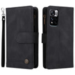 For Xiaomi Redmi Note 11 Pro 5G (China) (MediaTek) / Note 11 Pro+ 5G Zipper Pocket Wallet Case PU Leather Stand Phone Cover