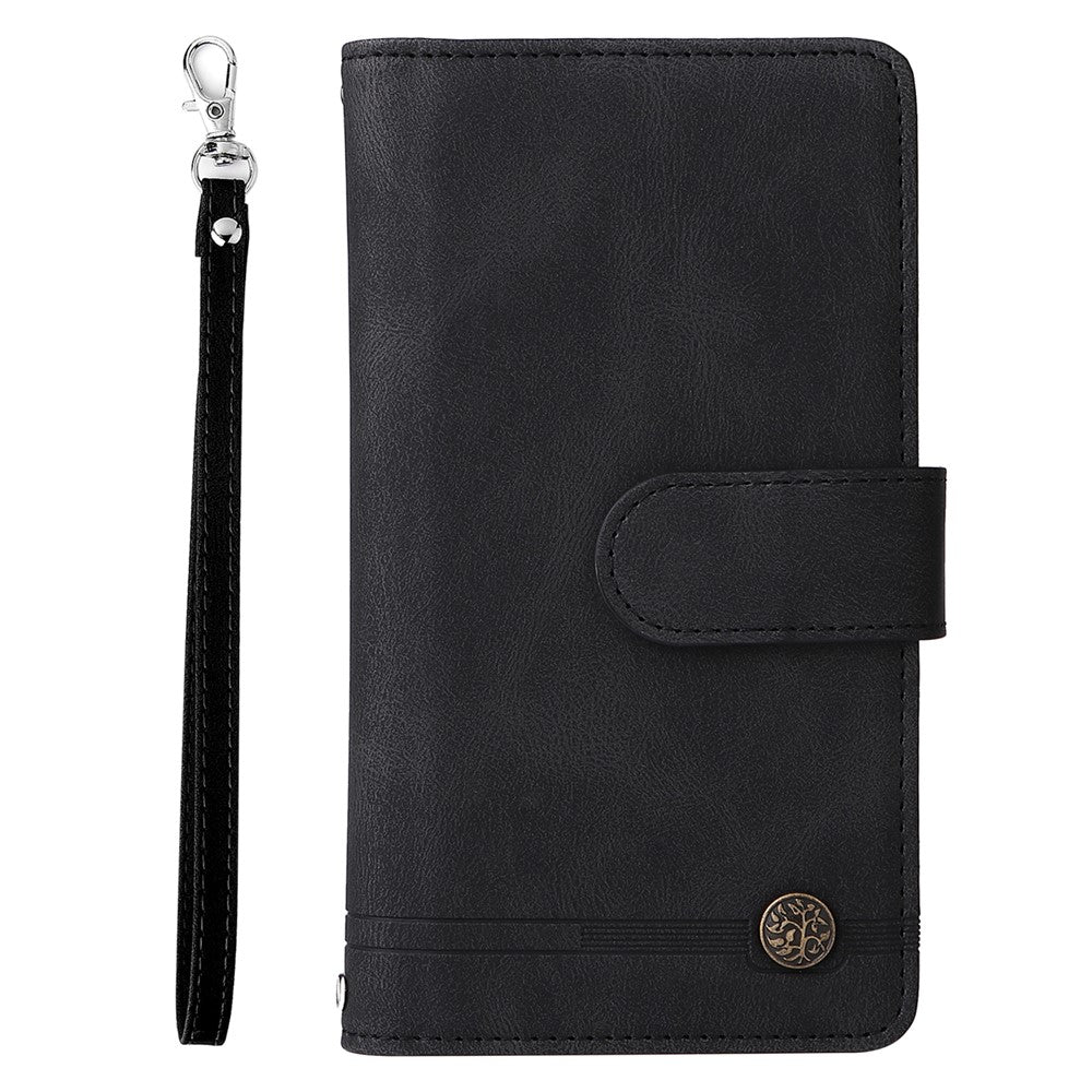 For Xiaomi Redmi Note 11 Pro 5G (China) (MediaTek) / Note 11 Pro+ 5G Zipper Pocket Wallet Case PU Leather Stand Phone Cover