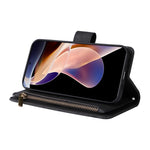 For Xiaomi Redmi Note 11 Pro 5G (China) (MediaTek) / Note 11 Pro+ 5G Zipper Pocket Wallet Case PU Leather Stand Phone Cover