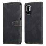 AZNS Leather Case Scratch-resistant Wallet Stand Phone Cover for Xiaomi Poco M3 Pro 4G/5G/Redmi Note 10 5G/Redmi Note 10T 5G