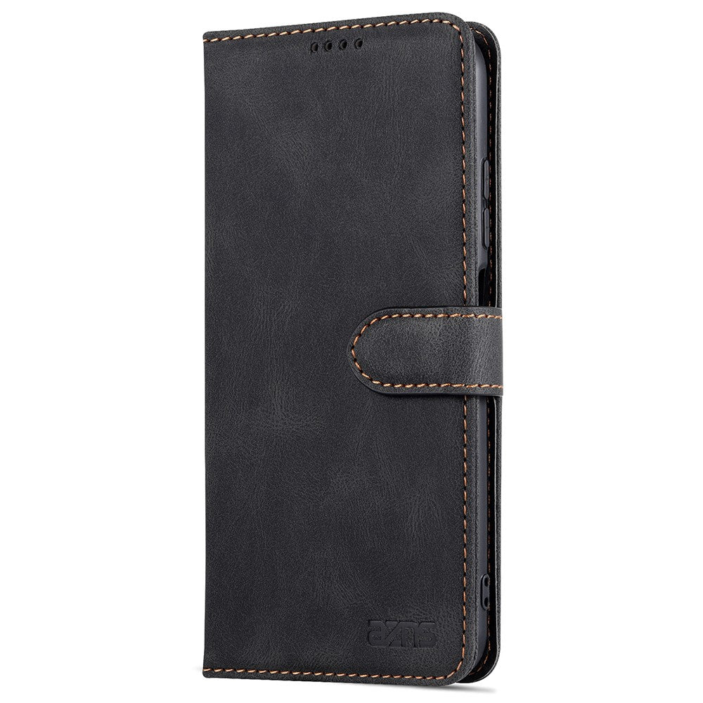 AZNS Leather Case Scratch-resistant Wallet Stand Phone Cover for Xiaomi Poco M3 Pro 4G/5G/Redmi Note 10 5G/Redmi Note 10T 5G