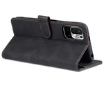 AZNS Leather Case Scratch-resistant Wallet Stand Phone Cover for Xiaomi Poco M3 Pro 4G/5G/Redmi Note 10 5G/Redmi Note 10T 5G