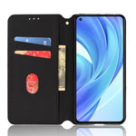Magnetiskt, automatiskt stängande, PU-läderfodral med stativ, plånbok för Xiaomi 11 Lite 5G NE/Mi 11 Lite 4G/5G