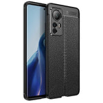 Litchi Texture Soft TPU Slim Shockproof Anti-Fingerprint Protective Phone Case for Xiaomi 12 5G/12X 5G/12S 5G