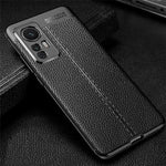 Litchi Texture Soft TPU Slim Shockproof Anti-Fingerprint Protective Phone Case for Xiaomi 12 5G/12X 5G/12S 5G